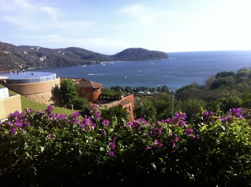 View of Zihuatanejo Bay - click to enlarge Sailfish